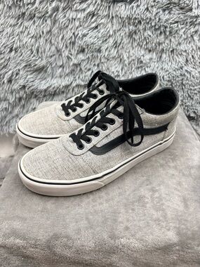 Vans Ward Sneakers Mens 8 Old Skool Gray Off the Wall Skateboard Low Top